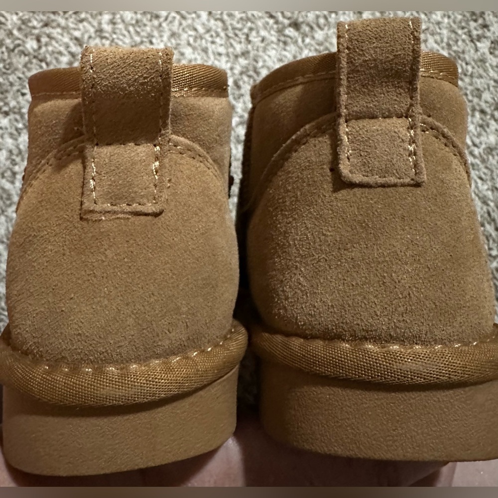 PROJECT CLOUD Hippy Women’s Ankle Boots 100% Genuine Suede in Chestnut - Picture 4 of 7